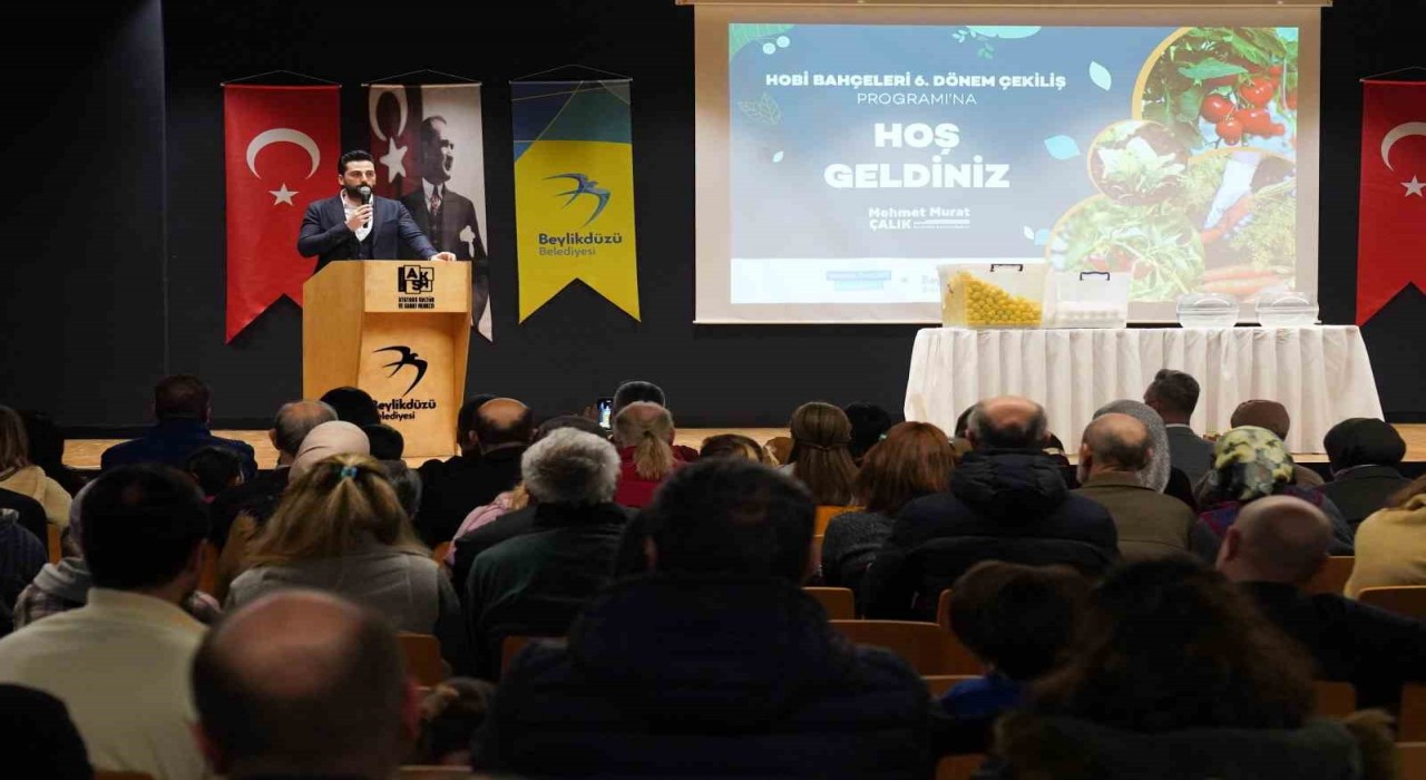 Beylikdüzü hobi bahçelerinin 6ncı dönem kurası çekildi
