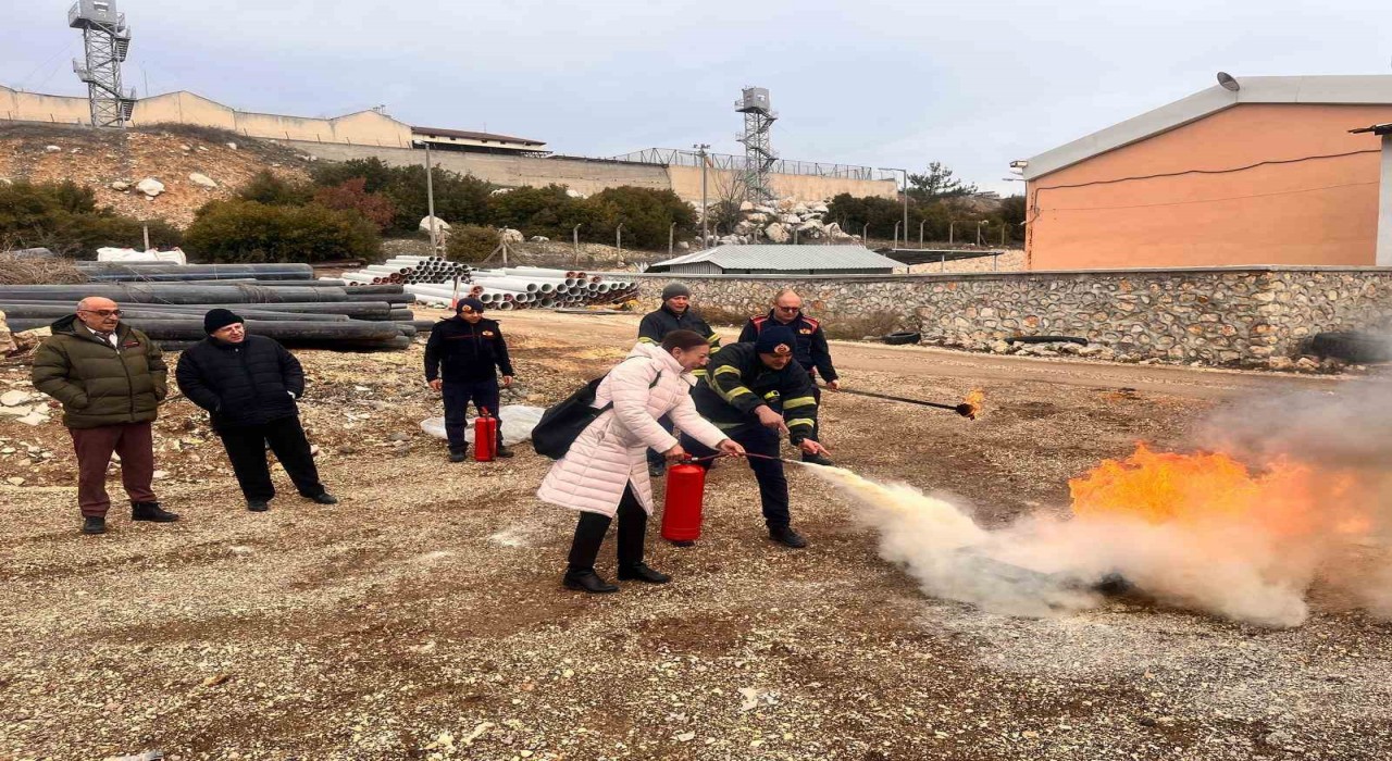 Bilecik Denetimli Serbestlik Müdürlüğünde yangın tatbikatı