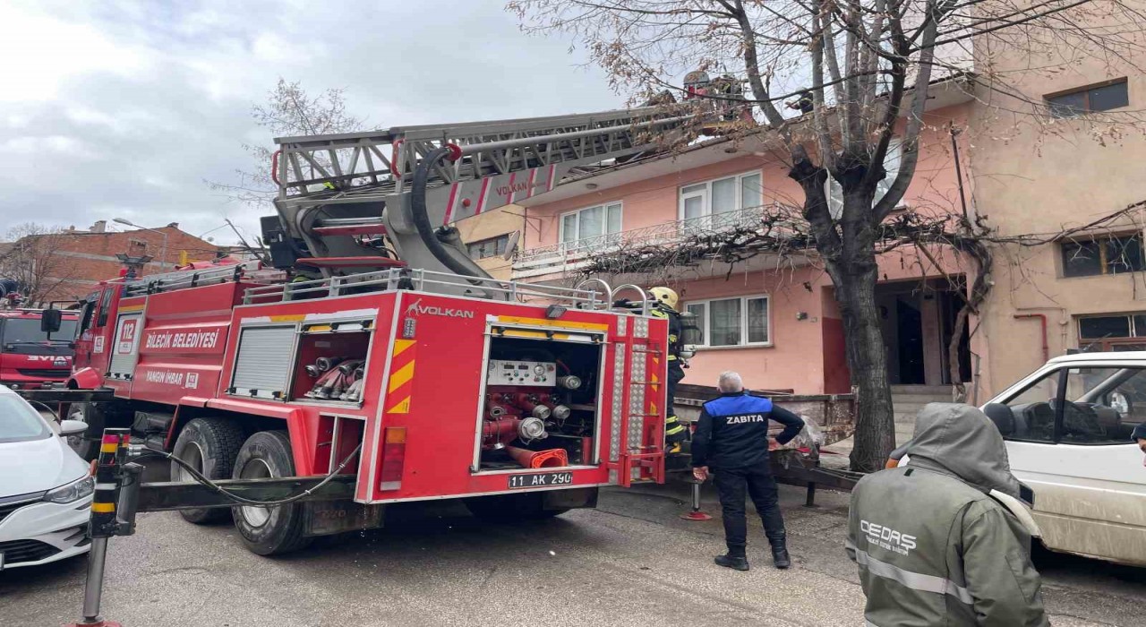 Bilecikte bacı yangınında anında müdahaleyle söndürüldü