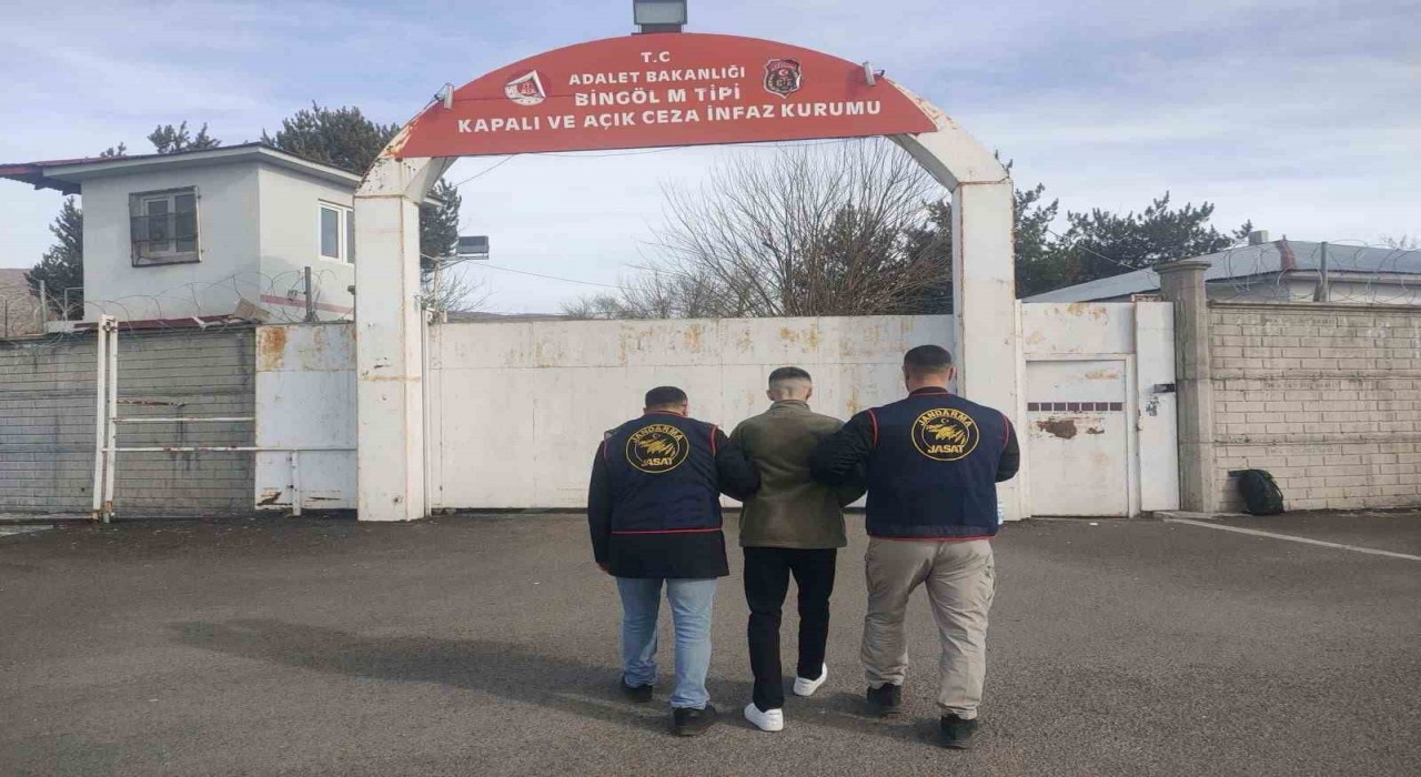 Bingölde kesinleşmiş hapis cezası bulunan 1 zanlı tutuklandı