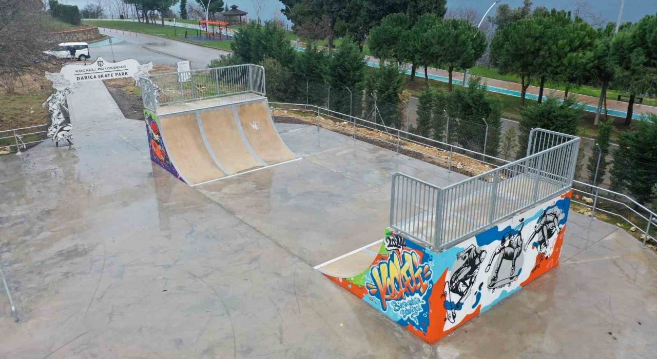 Bir skate park da Darıcaya