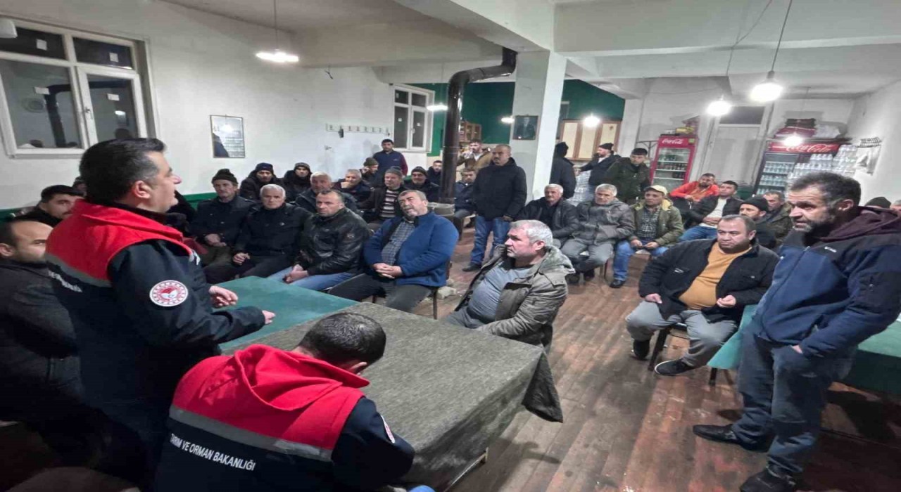 Bozkırda çiftçilere eğitim verildi