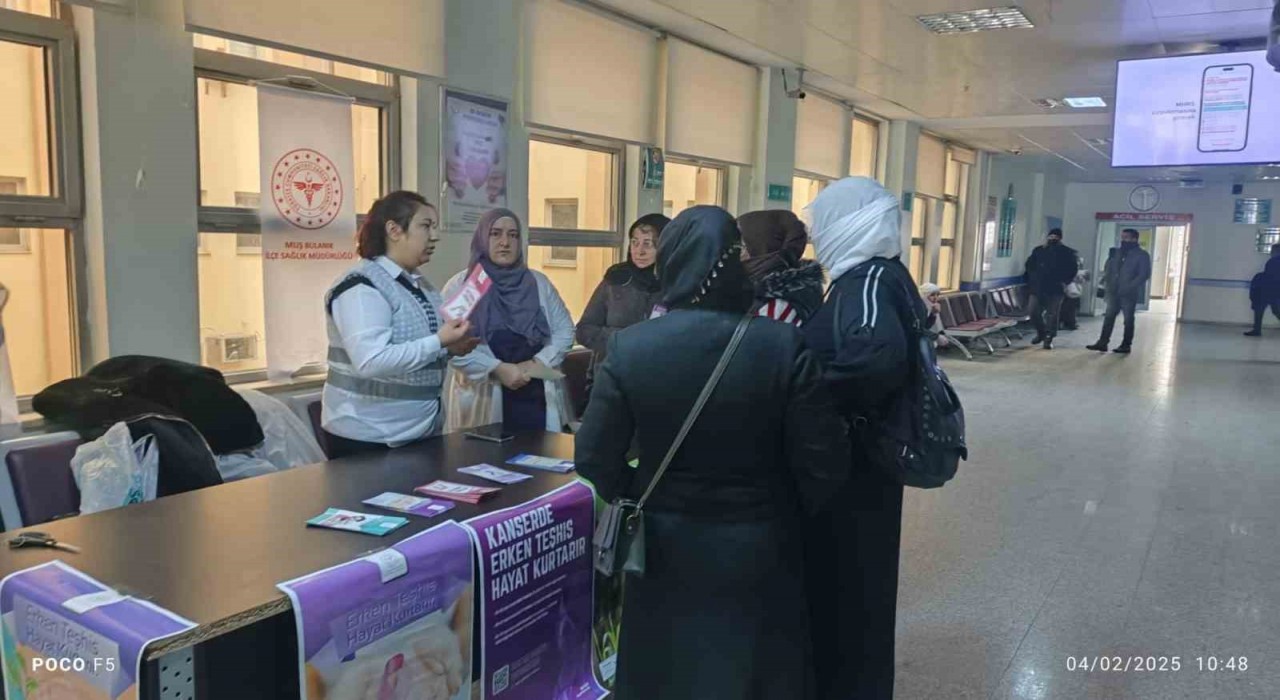 Bulanıkta Dünya Kanser Günü etkinliği