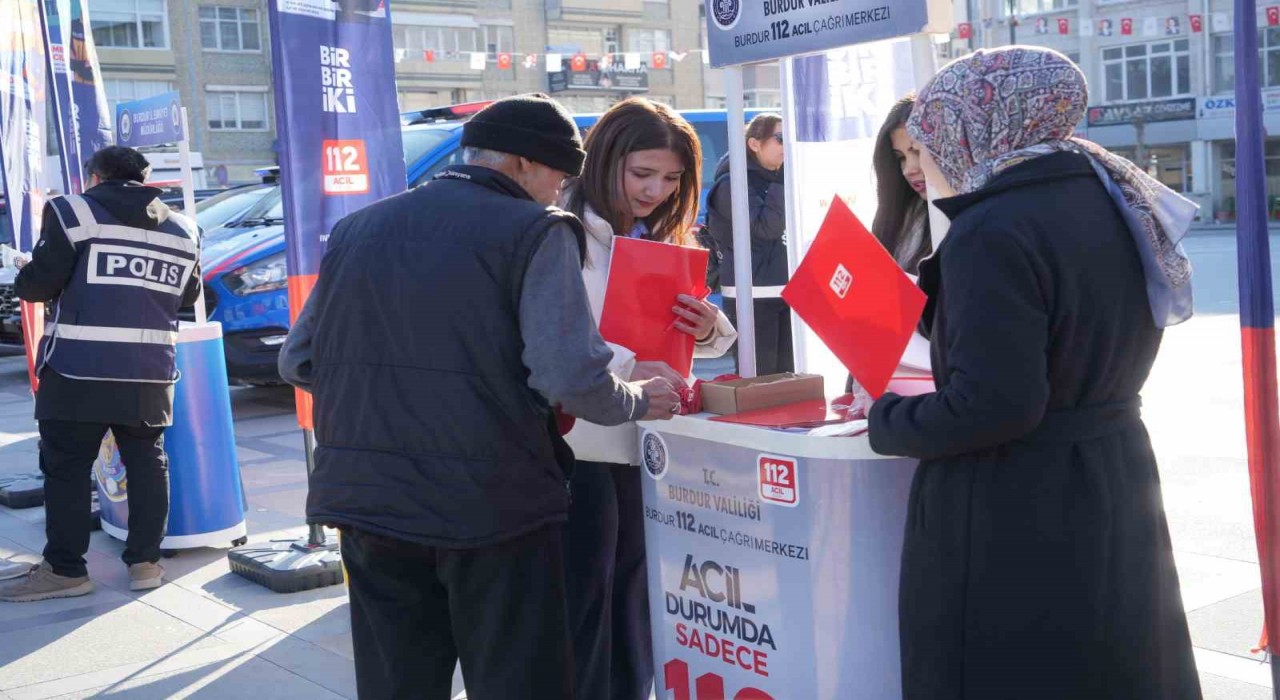 Burdurda 2024 yılında Acil Çağrı Merkezine gelen 264 bin 824 ihbardan yüzde 59u asılsız çıktı