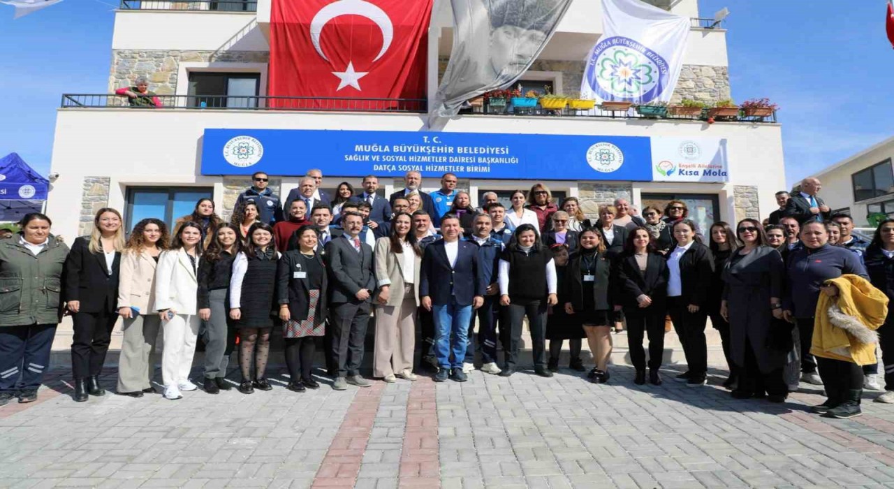 Büyükşehir 6. Kısa Mola Merkezini Datçada açtı