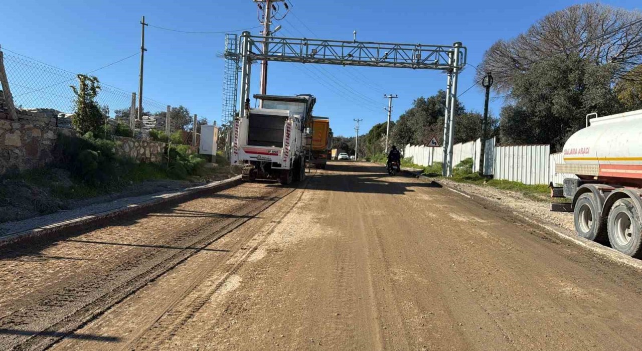 Büyükşehirden Bodruma 28 Milyonluk yol yatırımı