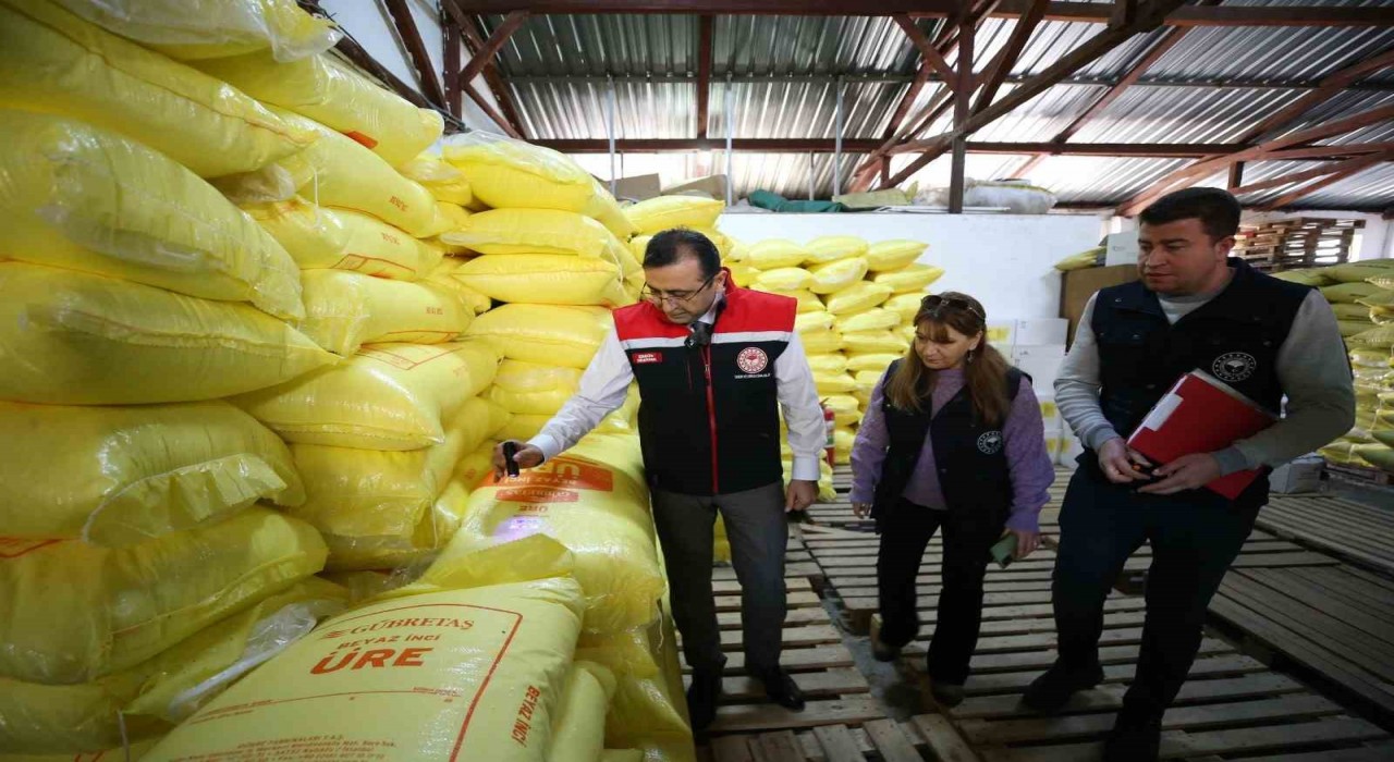 Çanakkalede 15 gübre üreticisi ve 205 gübre dağıtıcısı denetlendi
