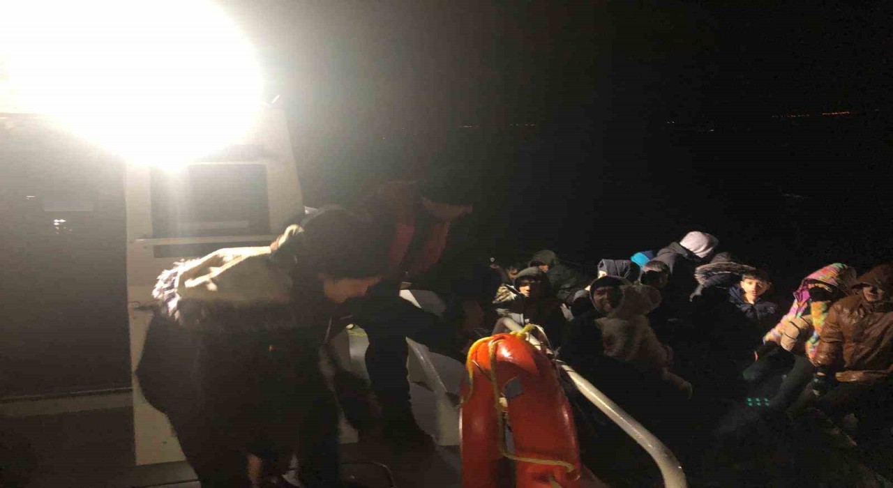 Çanakkalede 44 kaçak göçmen yakalandı
