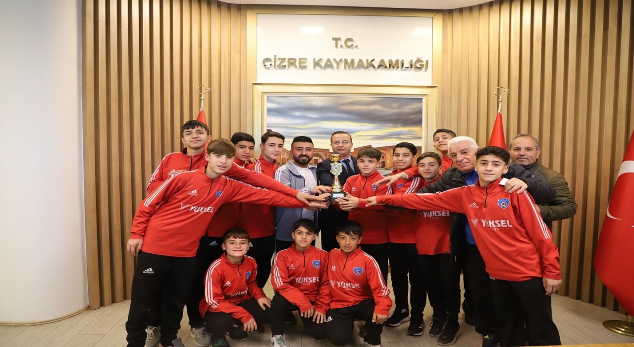 Cizre Dicle Spor’dan Kaymakam Baycar’a anlamlı ziyaret