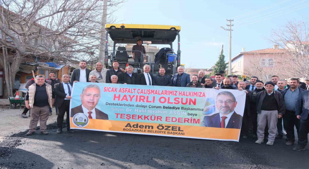 Çorum Belediyesinden ilçelere büyük destek