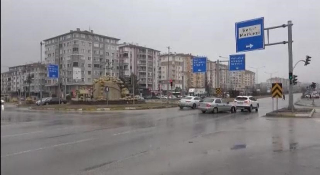 Çorumda kar yağışı etkili oldu