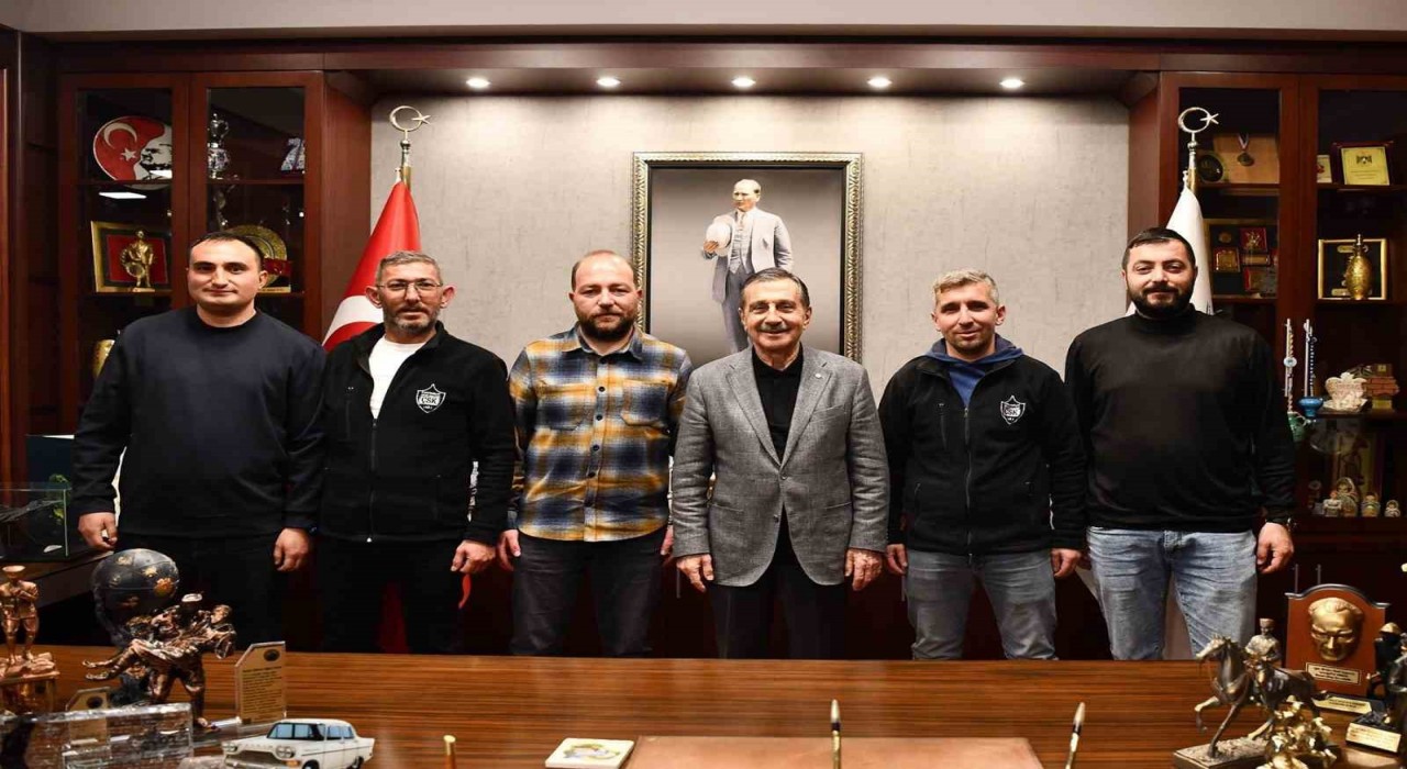 Çukurhisar Spor Kulübünden Başkan Ataça ziyaret