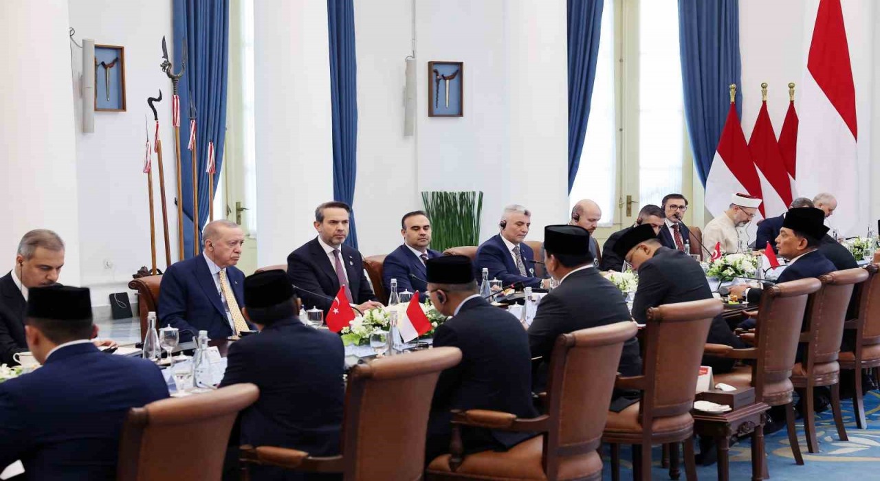 Cumhurbaşkanı Erdoğan, Endonezyada Yüksek Düzeyli Stratejik İşbirliği Konseyi İlk Toplantısına katıldı