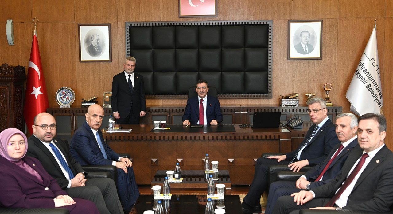 Cumhurbaşkanı Yardımcısı Cevdet Yılmaz Kahramanmaraş’ta