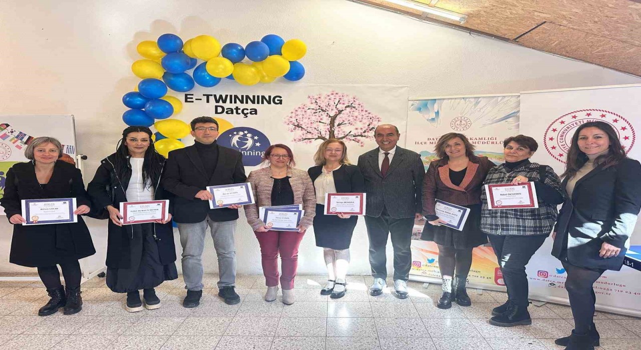 Datçada başarılı öğretmenler ödüllendirildi
