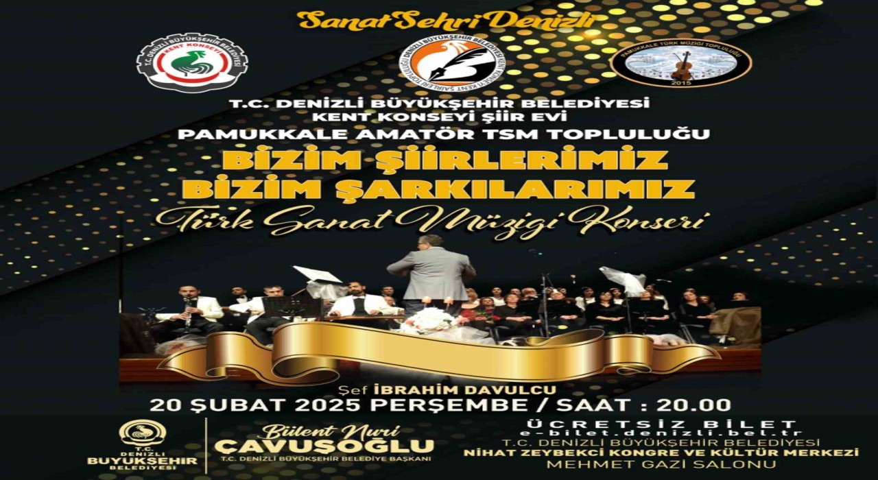 Denizlide Türk Sanat Müziği rüzgarı esecek