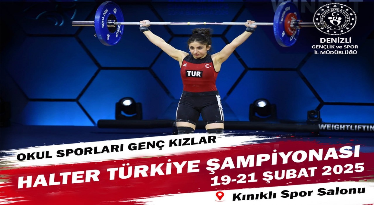 Denizlide Türkiye halter şampiyonası için hazırlıklar başladı