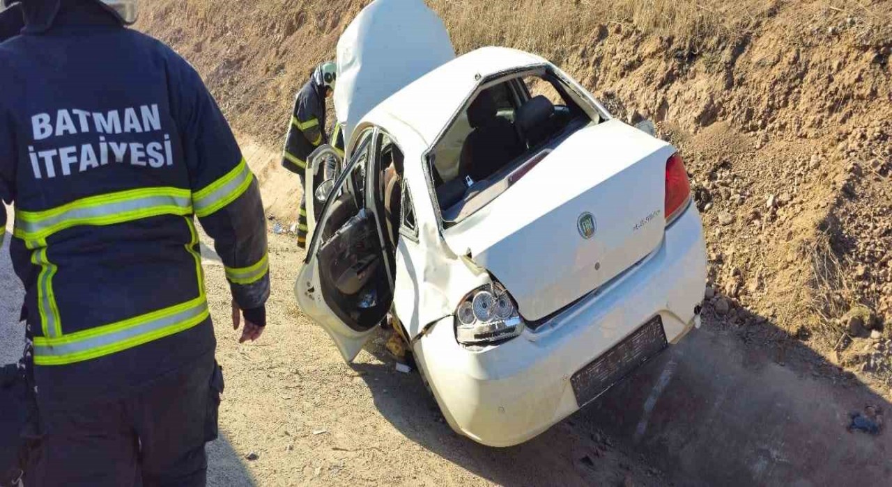 Diyarbakırda otomobil takla attı: 6 yaralı