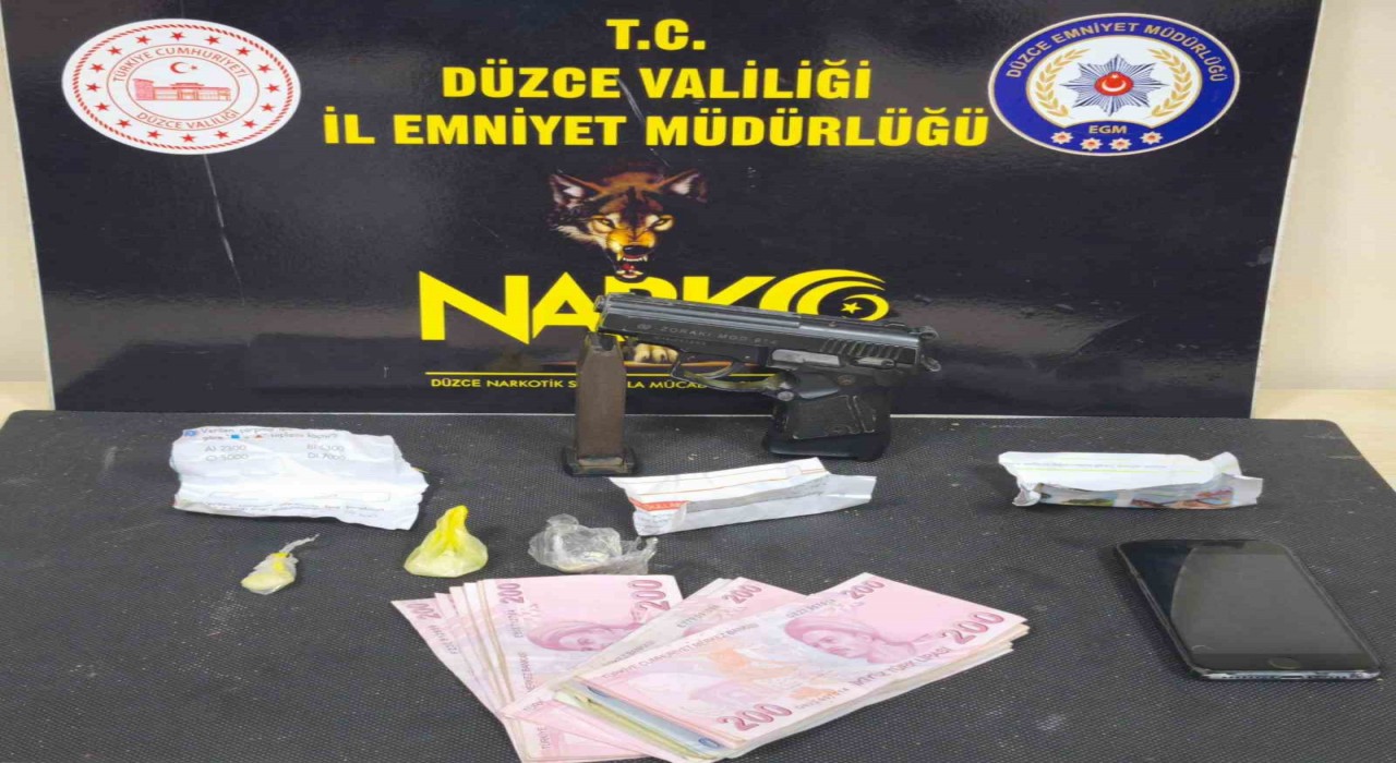 Düzcede 3 uyuşturucu taciri tutuklandı