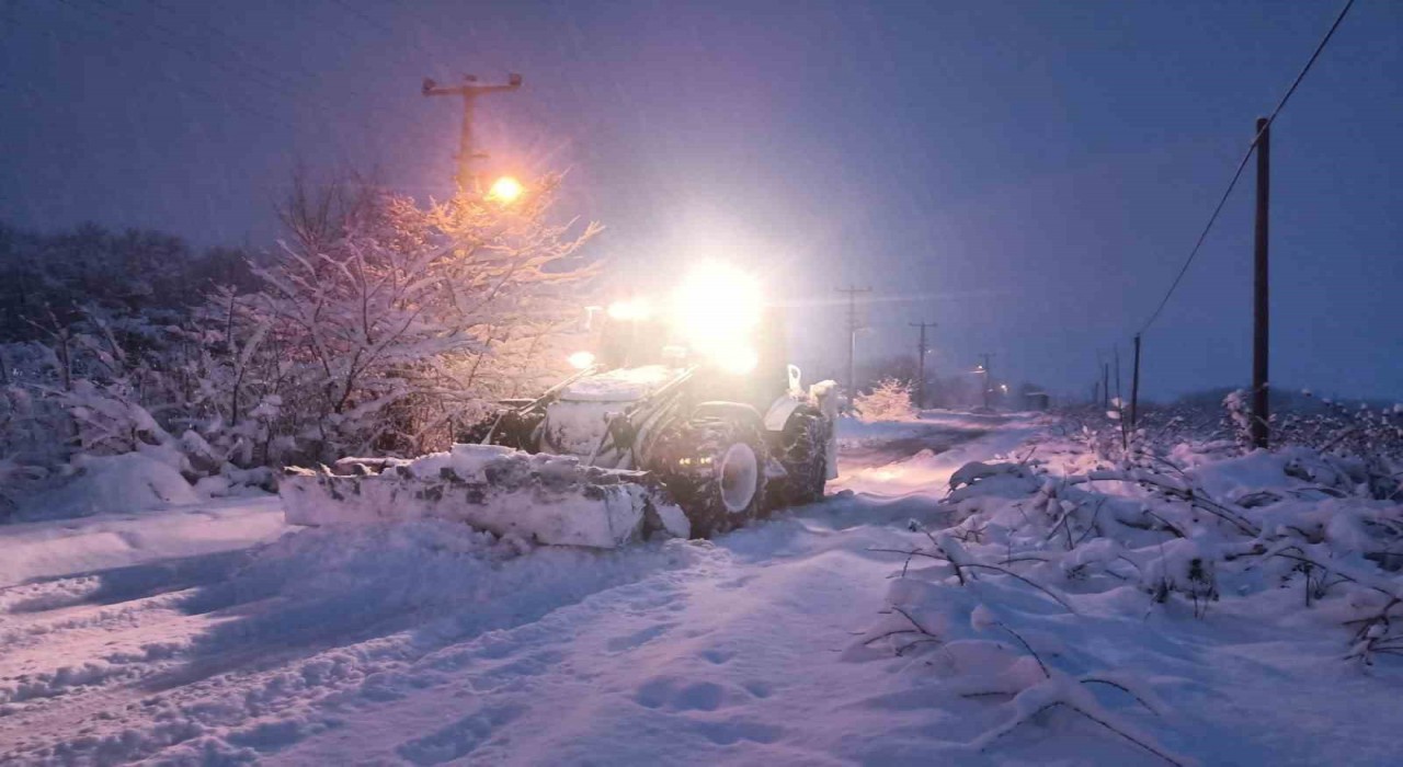 Düzcede 47 köy yolu kapalı