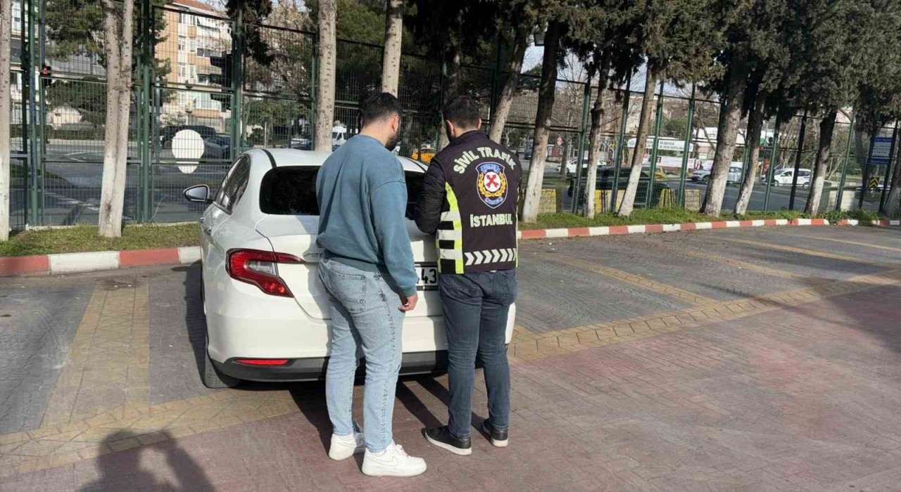 E-5te makas atan trafik magandasına ceza yağdı