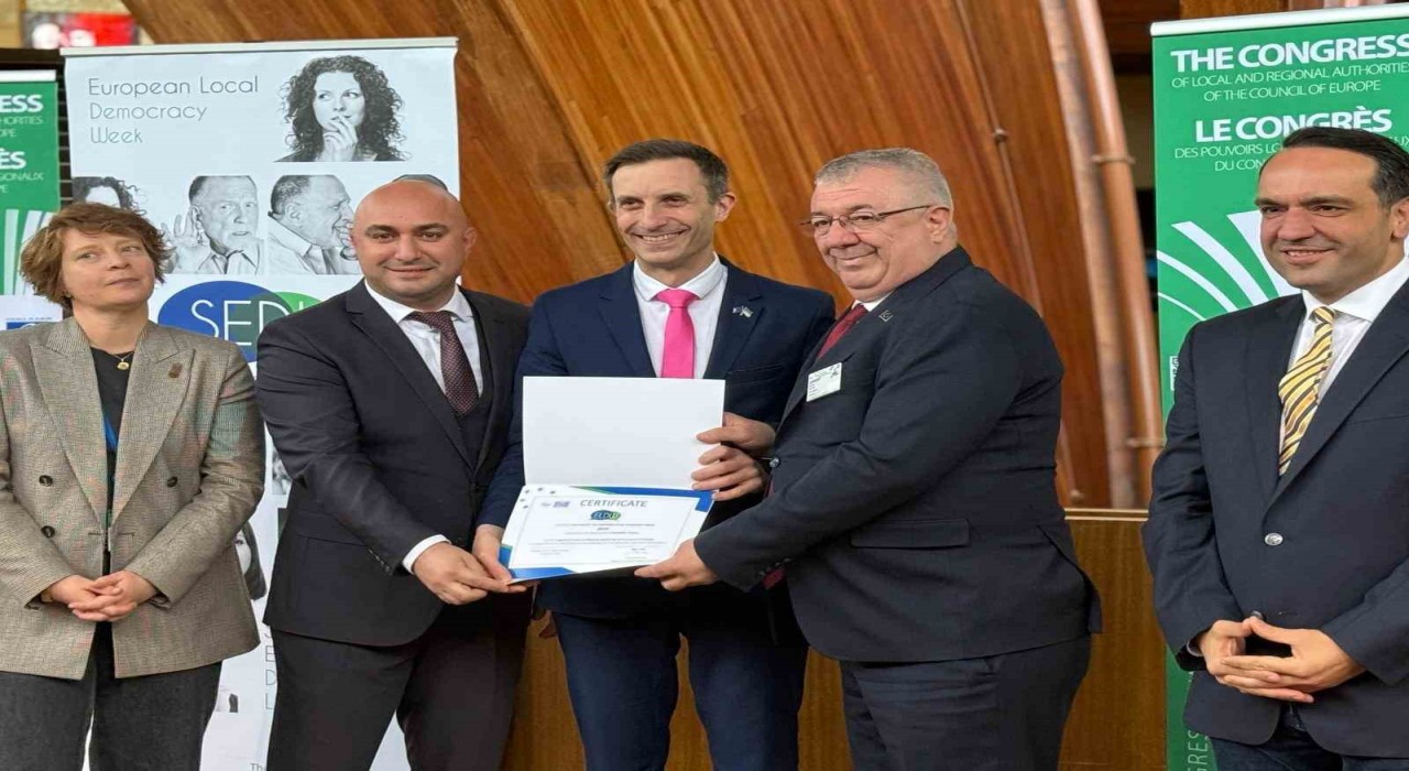 Edremit Belediyesine Avrupa Konseyinden Yerel Yönetim Ödülü