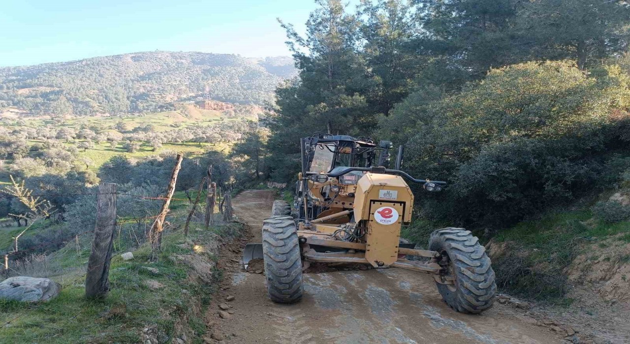 Efeler Belediyesi, Arazi Yollarını Güvenli Hale Getiriyor