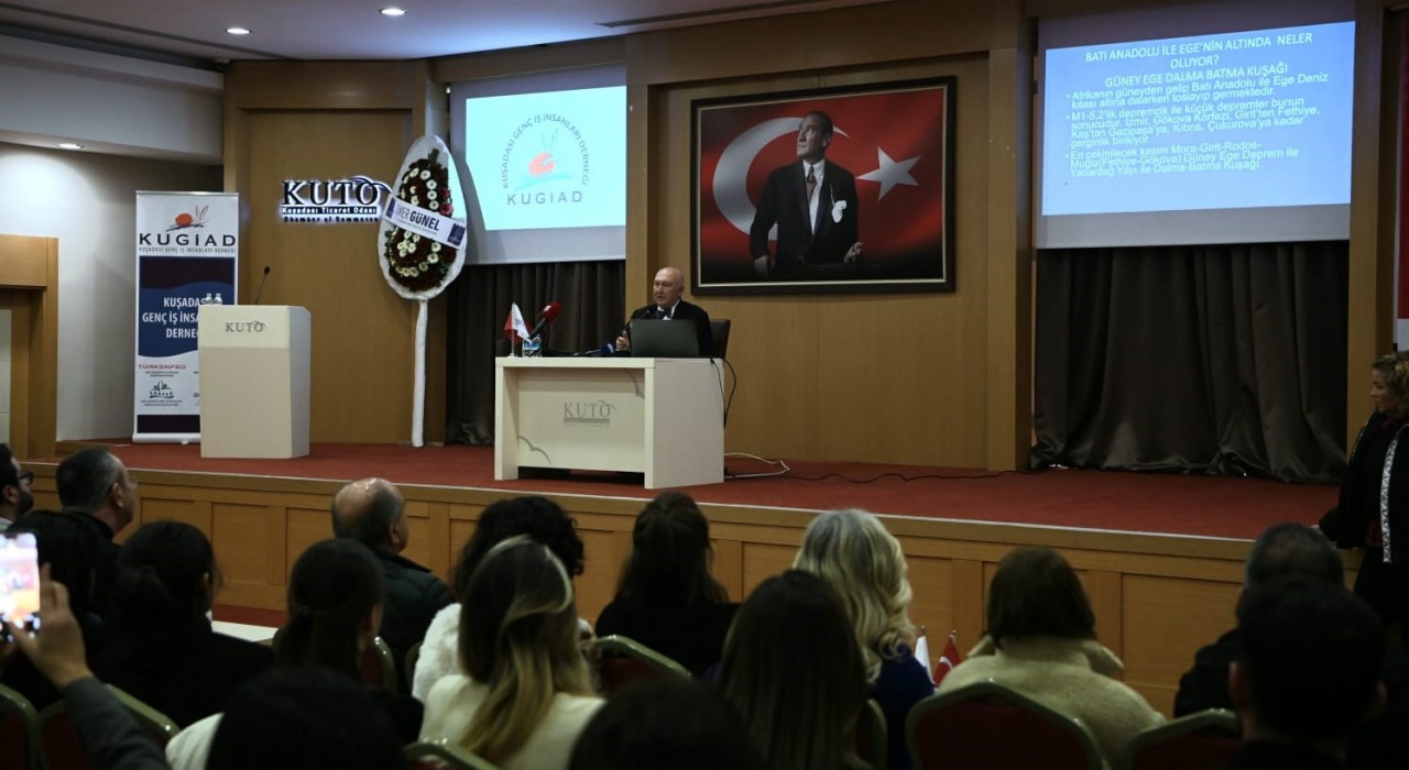 Ege Denizindeki depremler Kuşadasında ele alındı