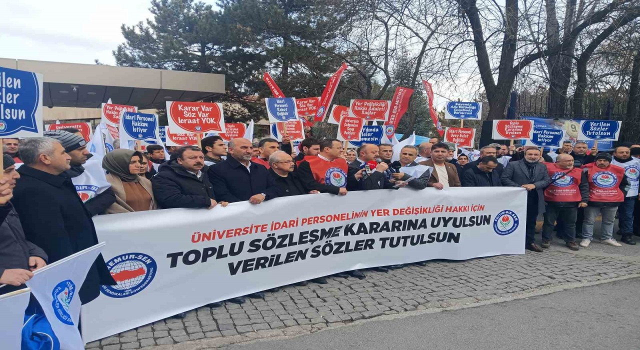 Eğitim-Bir-Senden üniversite idari personeline yer değiştirme hakkı talebi