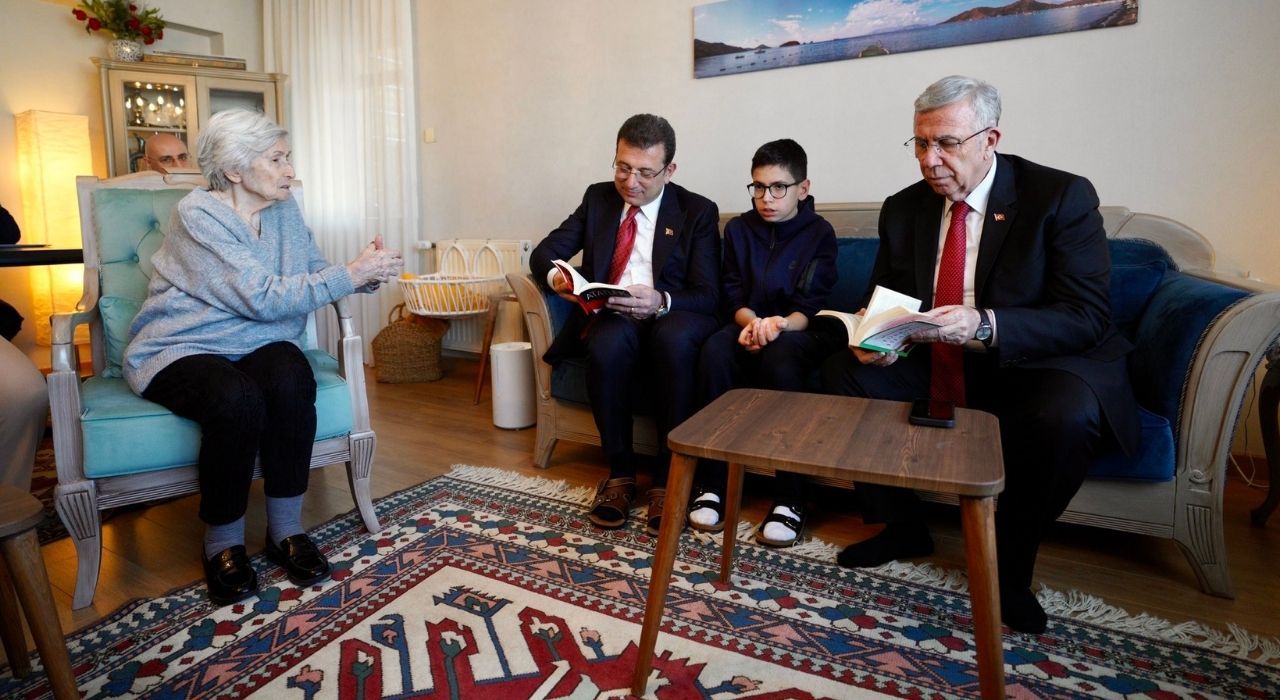 Ekrem İmamoğlu ve Mansur Yavaş’tan Ümit Özdağ’ın Annesine Ziyaret