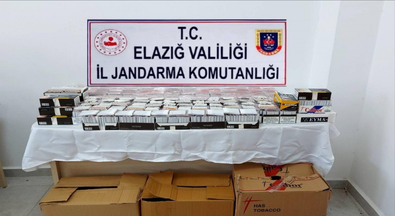 Elazığda 16 bin bandrolsüz sigara ele geçirildi