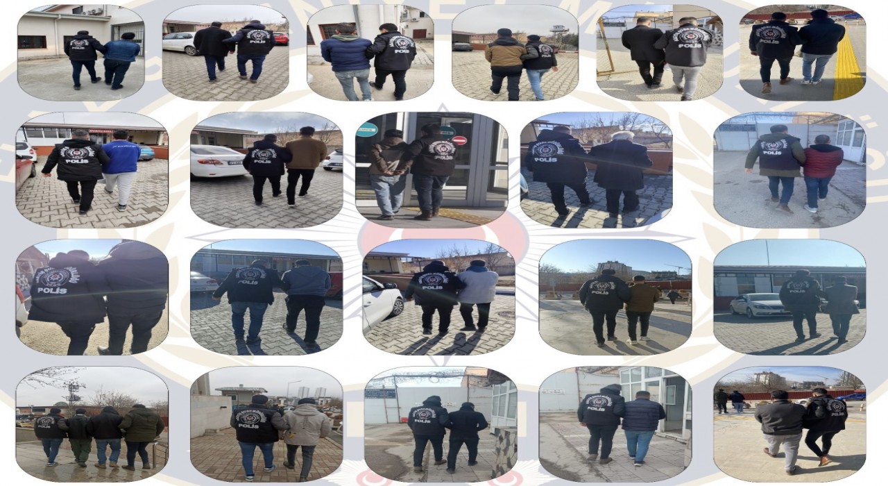 Elazığda aranan 102 şahıs yakalandı
