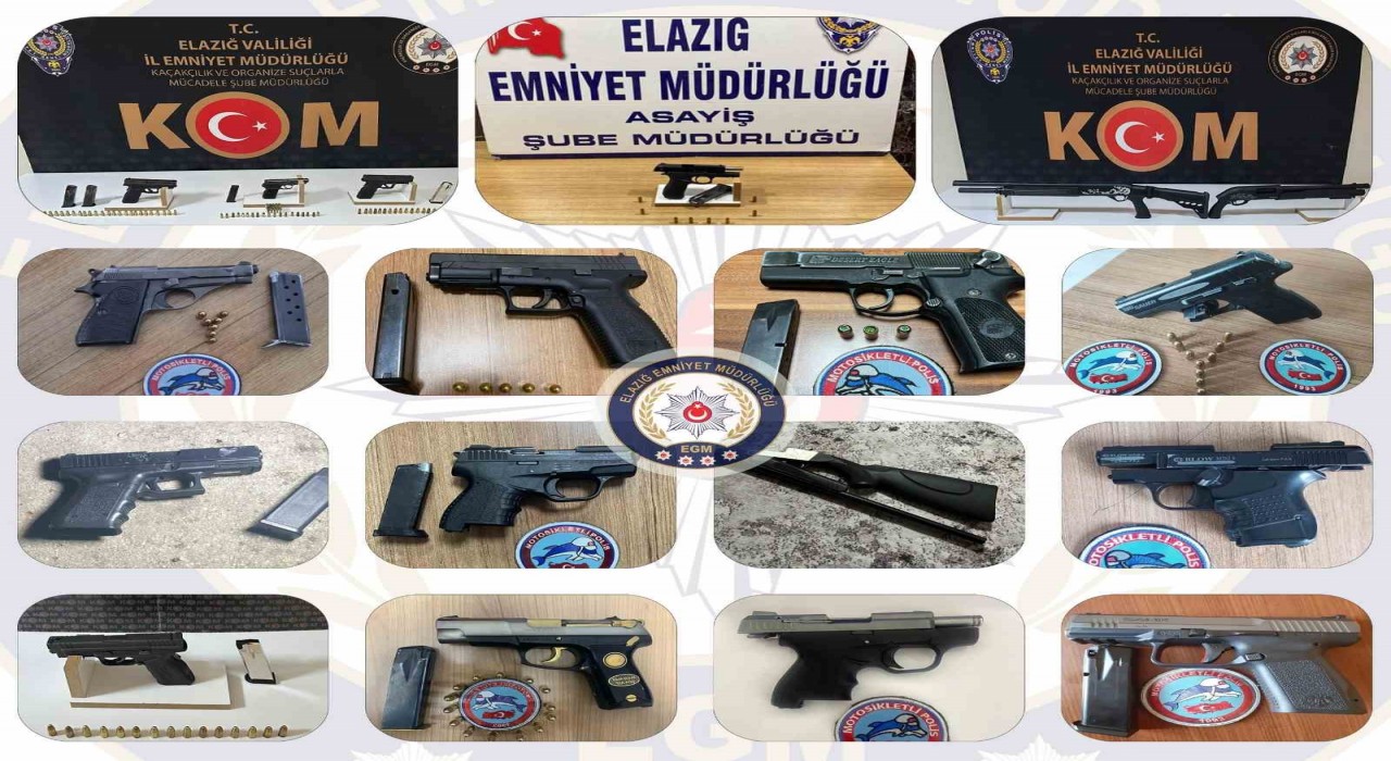 Elazığda asayiş uygulaması: 5 tutuklama
