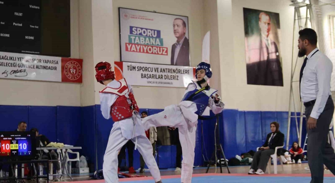 42 Sporcu Elazığ Taekwondo Müsabakalarında Yarıştı