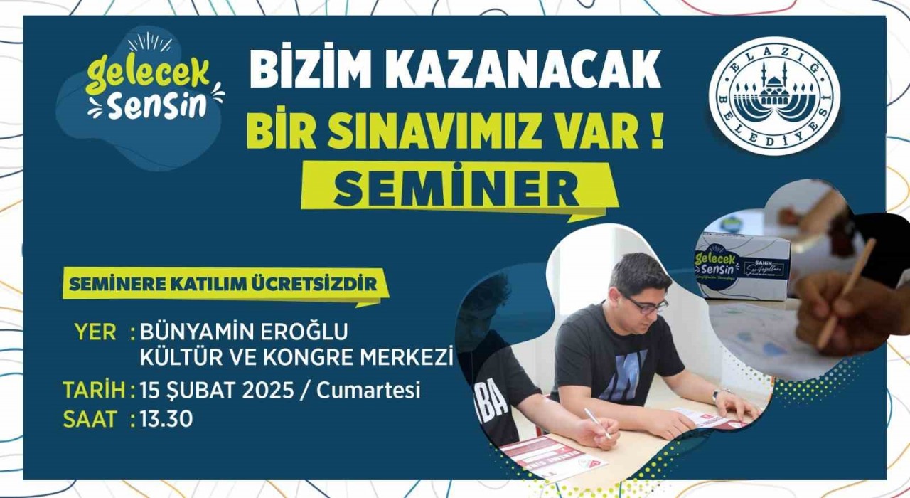 Elazığda öğrencilere yönelik ücretsiz seminer