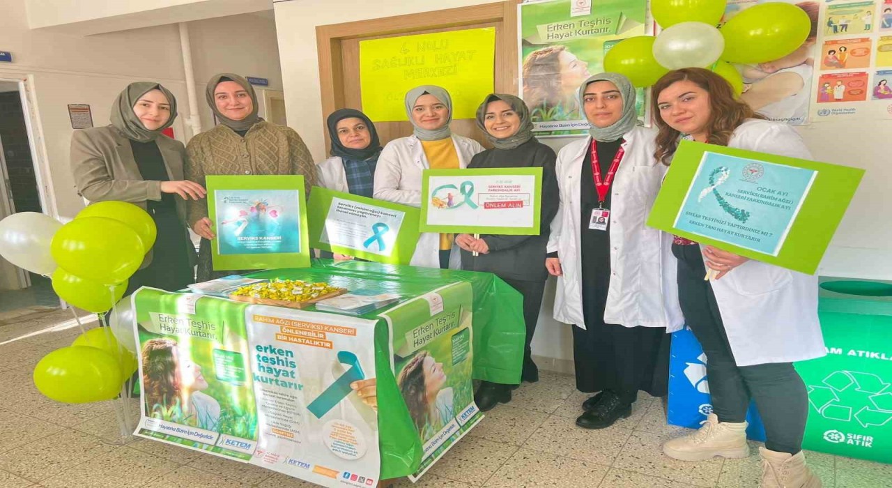 Elazığda vatandaşlar serviks kanseri hakkında bilgilendirildi