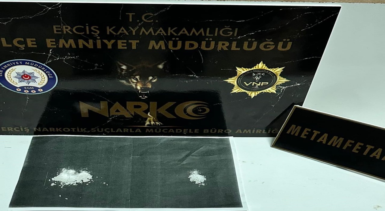 Ercişte uyuşturucu madde operasyonu