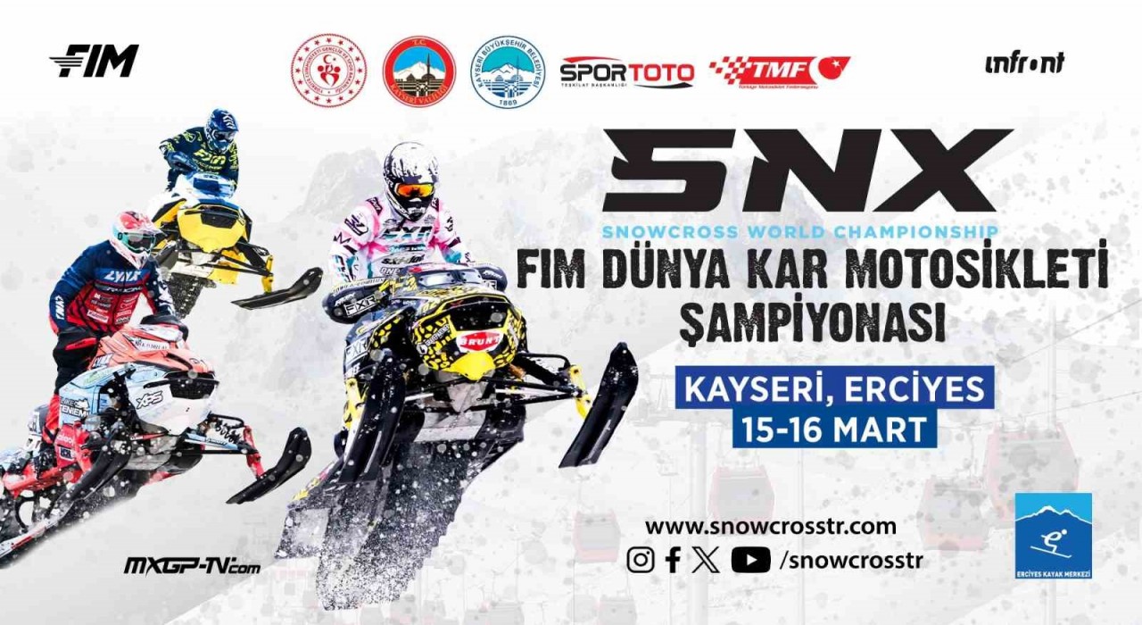 Erciyes, Dünya Kar Motosikleti Şampiyonasına ikinci kez ev sahipliği yapacak