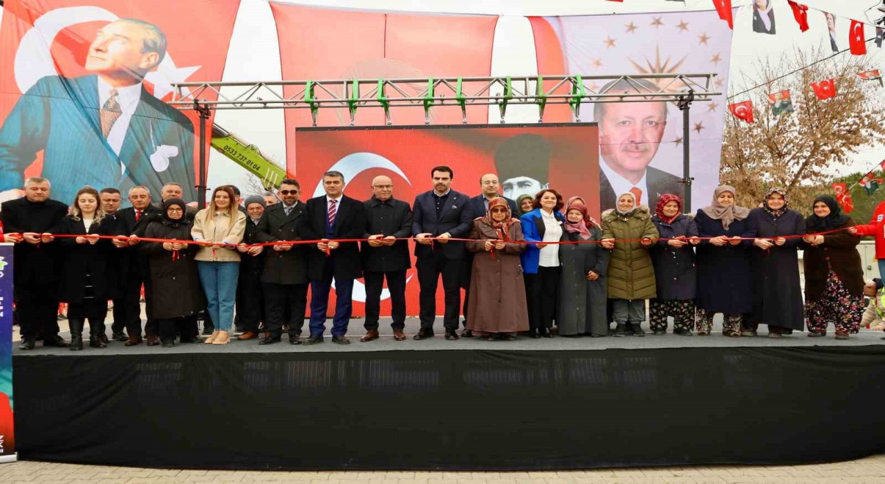 Ergene Esenler Mahallesine doğalgaz için ilk kazma vuruldu