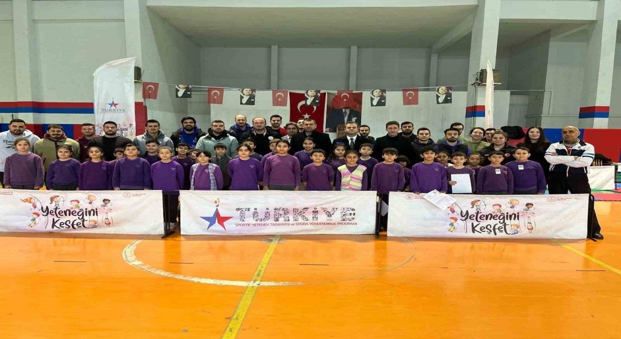 Ergenede öğrencilere yetenek taraması yapıldı