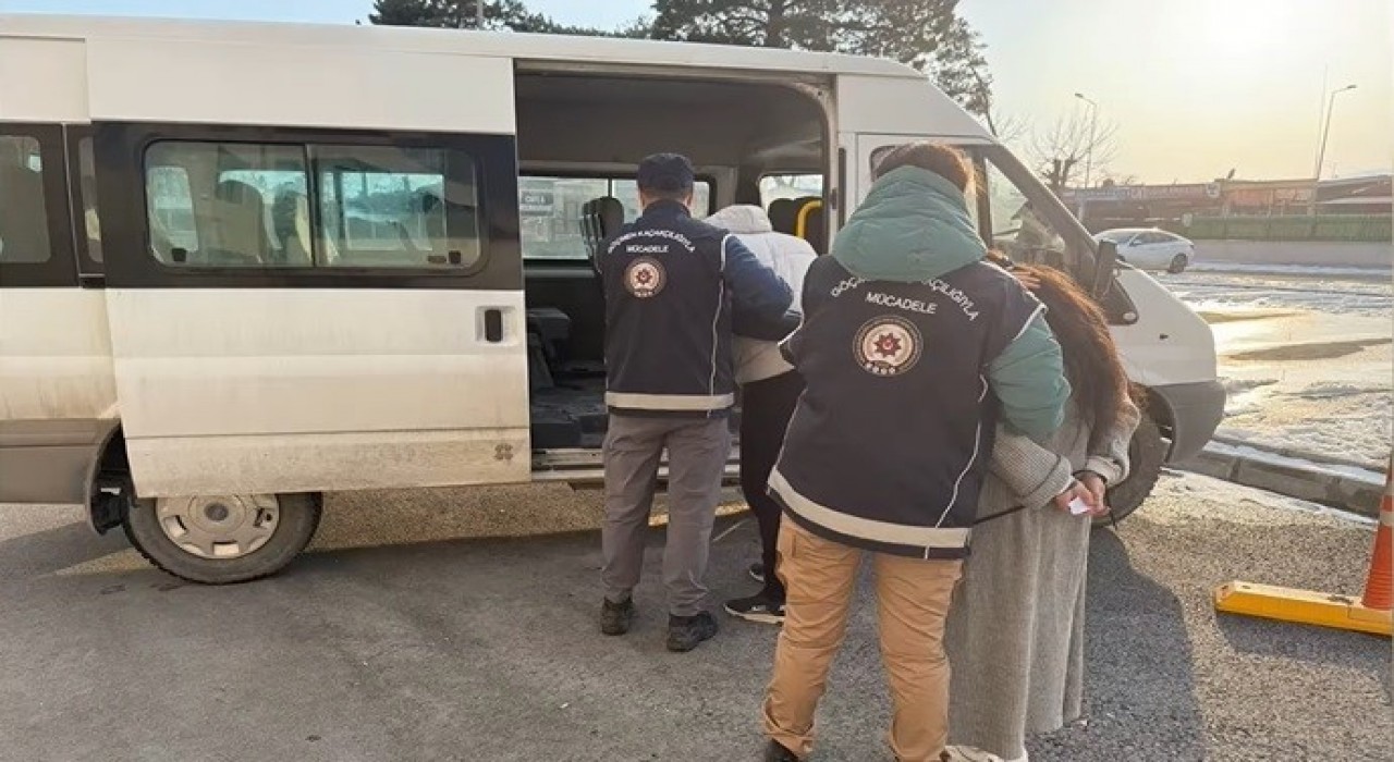 Erzincanda 18 yabancı uyruklu şahıs yakalandı