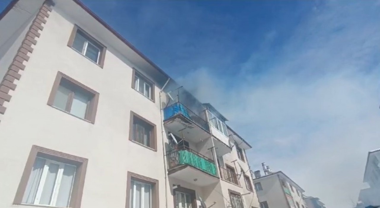 Erzincanda korkutan yangın