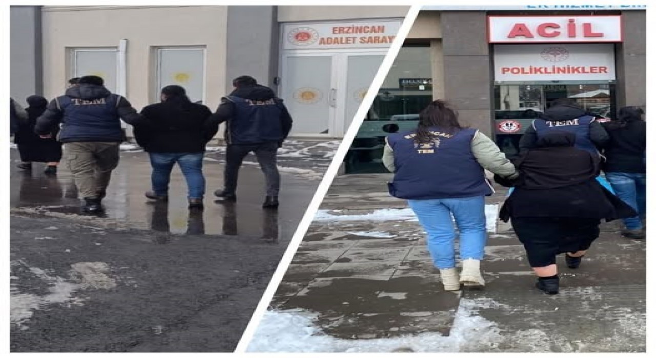 Erzincanda terör propagandası yapan 4 kişi yakalandı