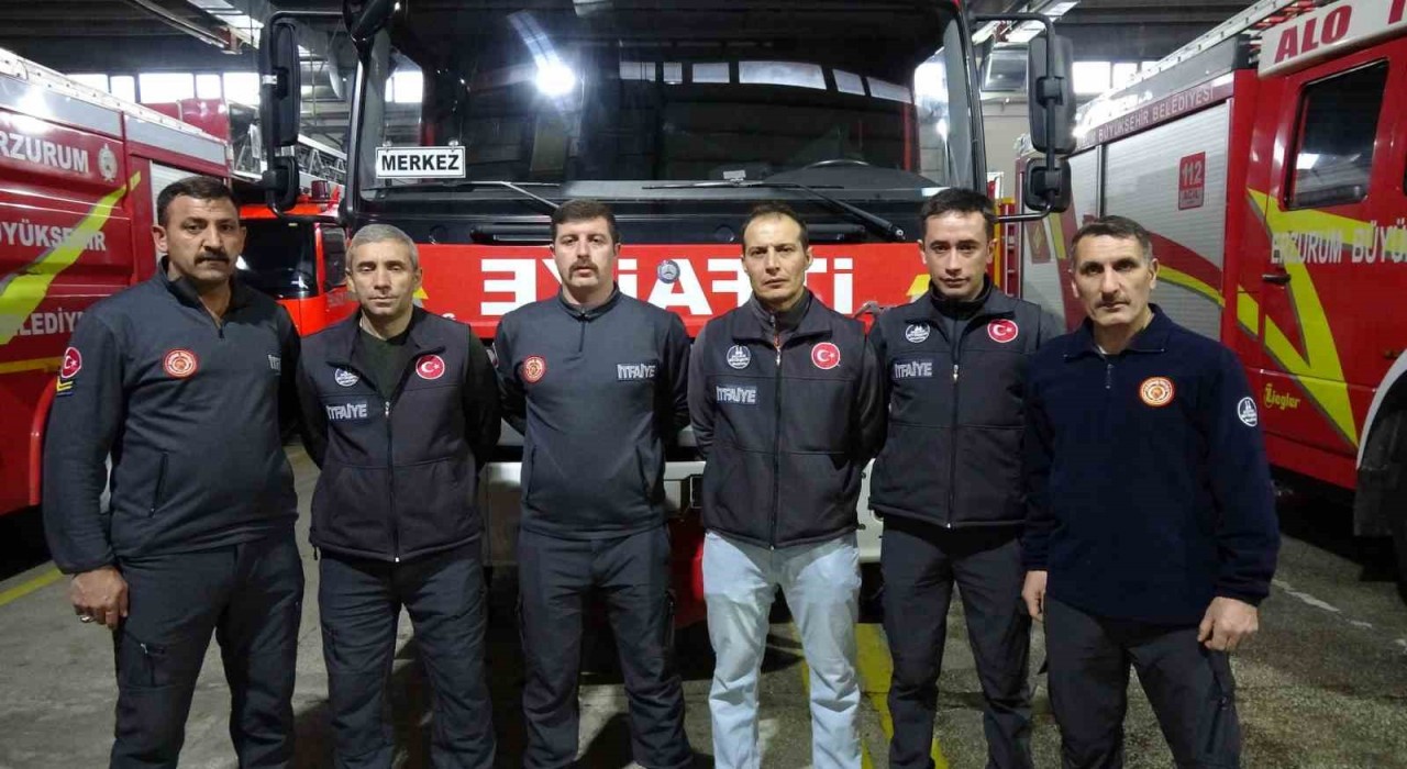 Erzurum İtfaiyesi personeli 6 Şubatı anlattı