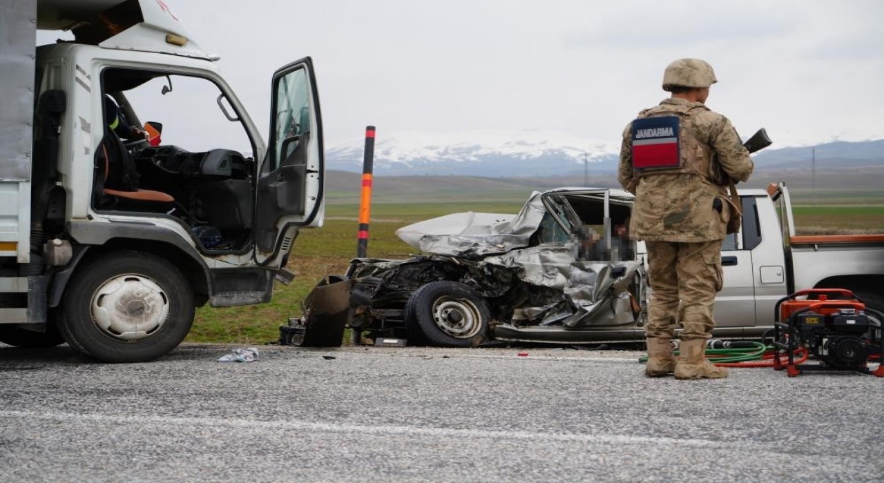 Erzurumda jandarma bölgesinde bir ayda 14 trafik kazası