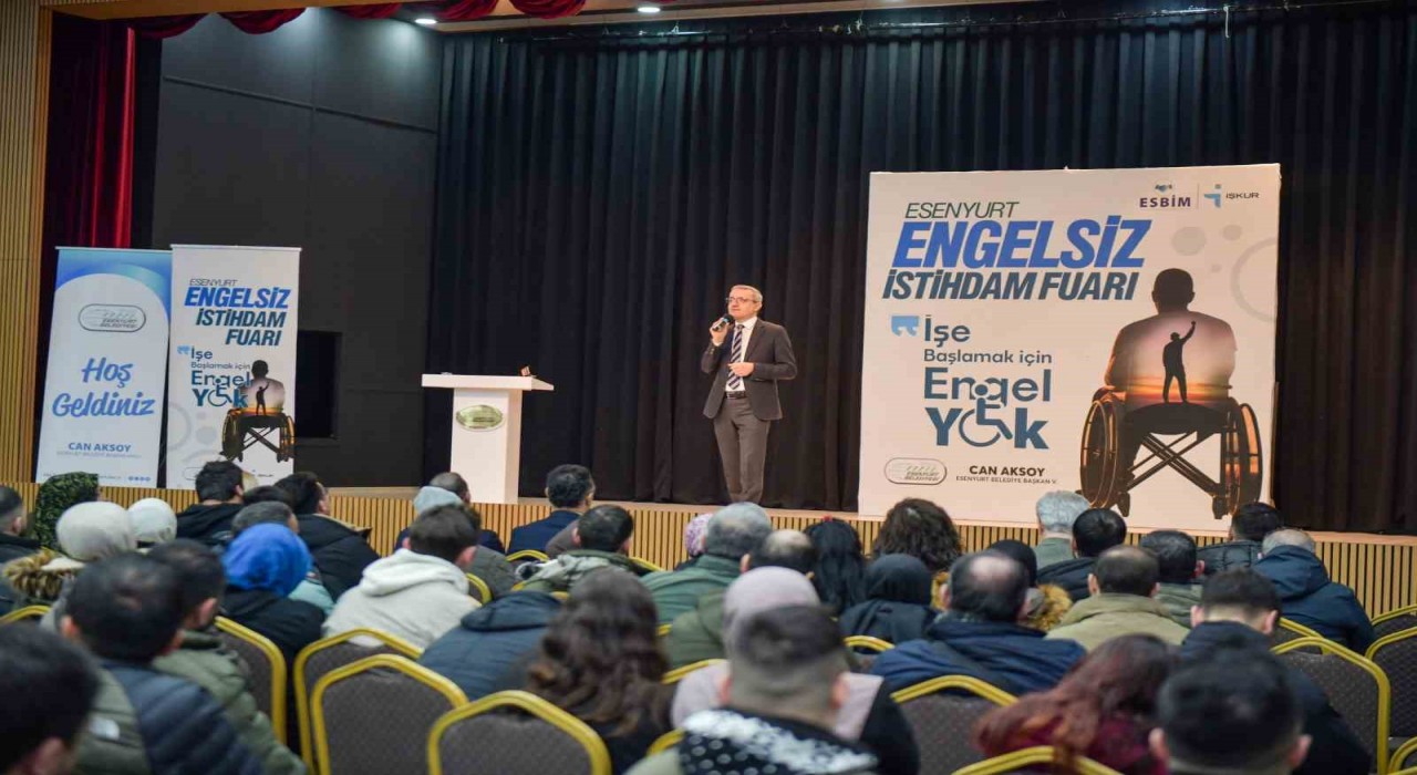 Esenyurtta düzenlenen Engelsiz İstihdam Fuarına 60 firma ve 2 bin vatandaş katıldı
