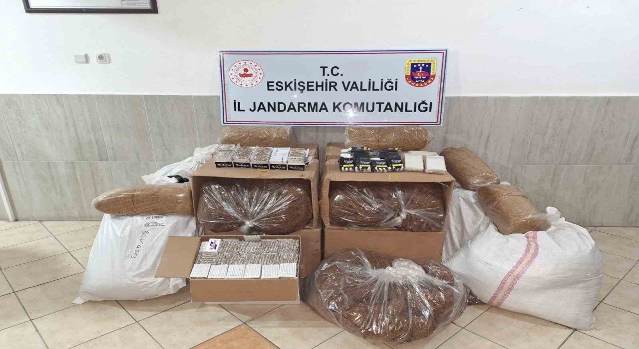 Eskişehirde 365 kilogram kaçak tütün ele geçirildi