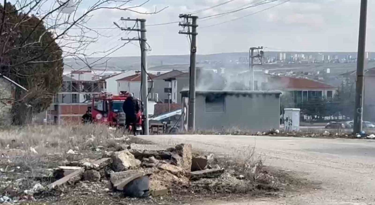 Eskişehirde trafo yangını korkuttu