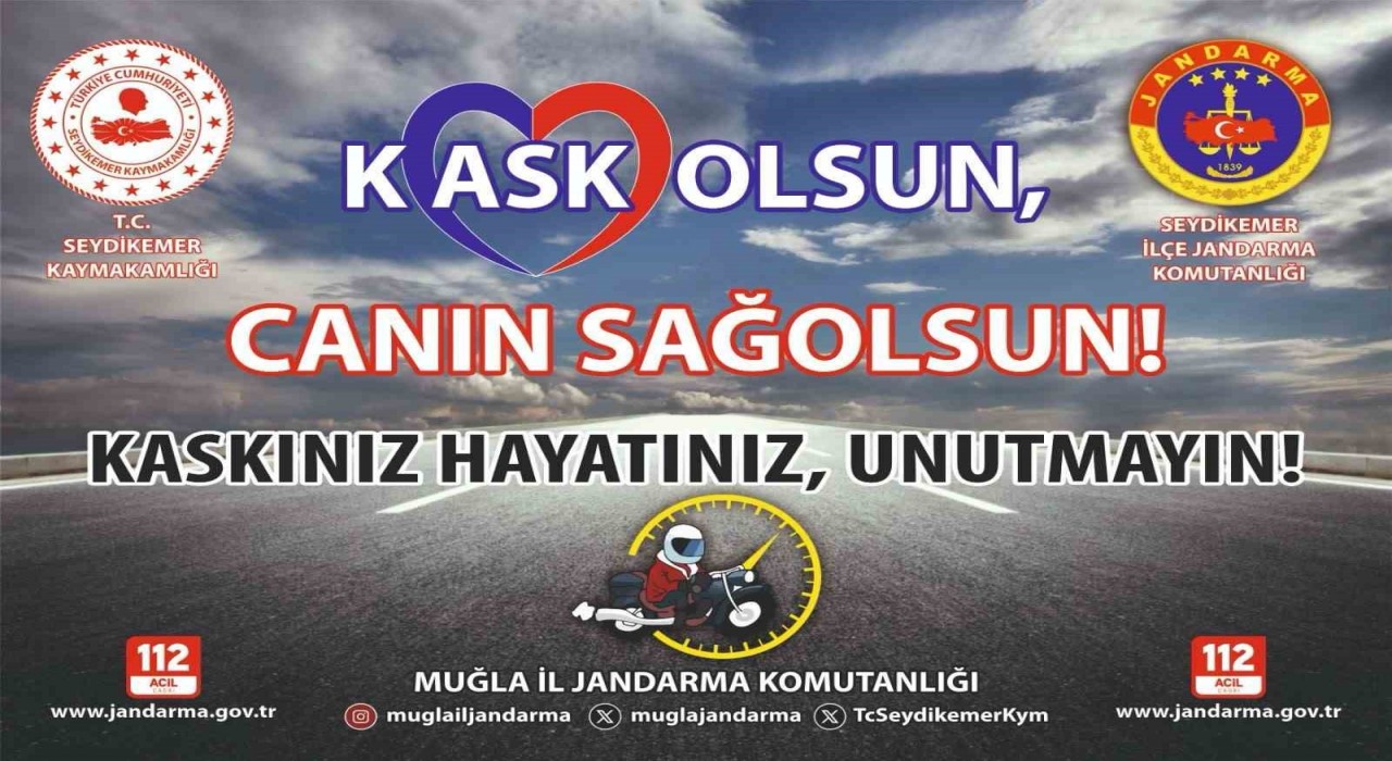 Fethiyede motosiklet kazalarına karşı farkındalık projesi