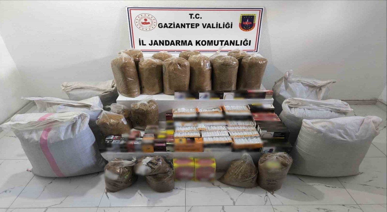 Gaziantepte 1 milyon lira değerinde kaçakçılık operasyonu: 7 gözaltı